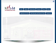 Tablet Screenshot of disabilityactioncenter.com